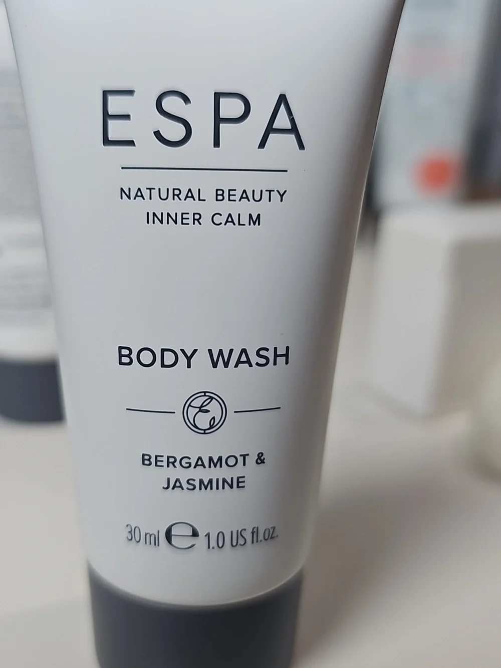 NIB ESPA Bergamot & Jasmine Travel Set - Shampoo, Conditioner, Body Wash & Soap
